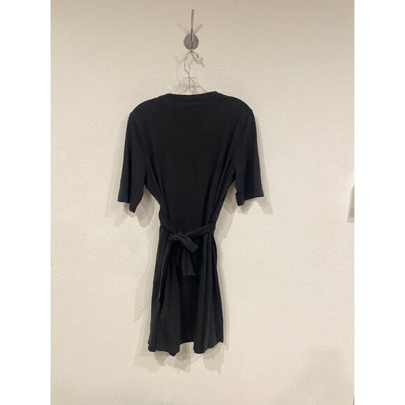 Lululemon Wrap Dress Womens Medium Short Sleeve Tie Waist Jersey Casual - Picture 5 of 5